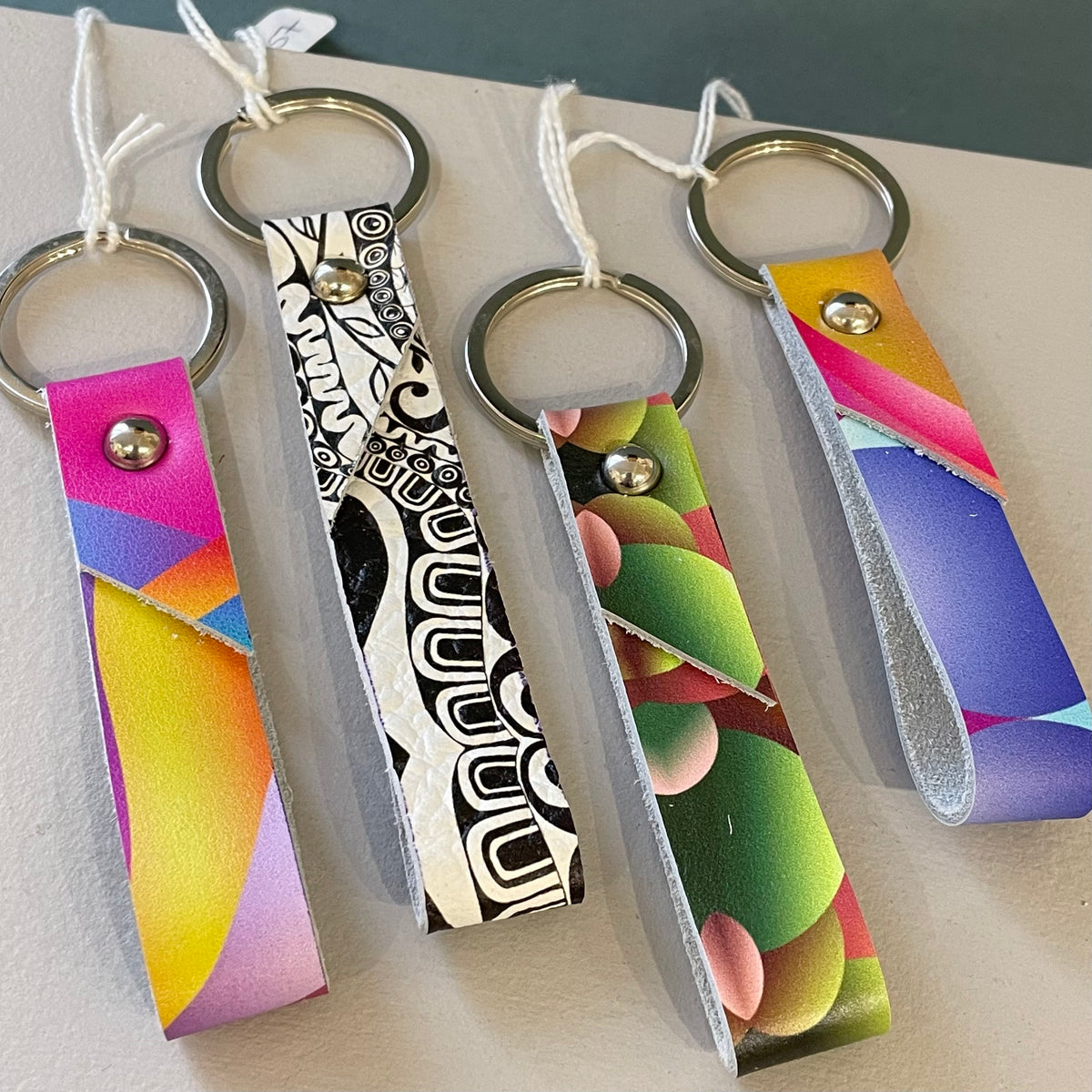Short looped keyring Buckinghamshire Craft Guild