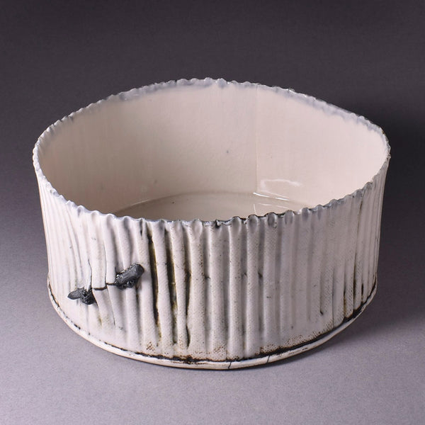 Corrugated Pot by Audrey Hammett