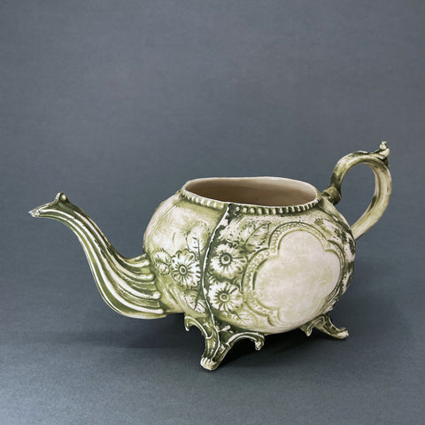 Green Heritage Teapot by Chris Inder