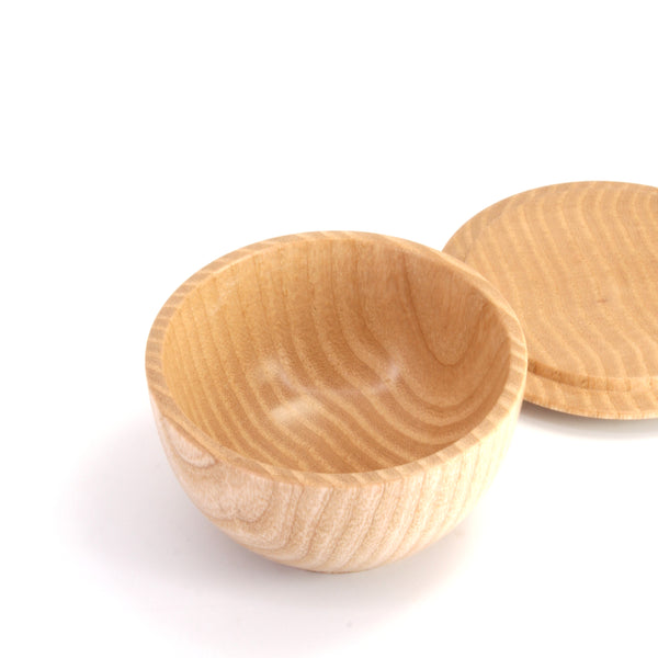 English Ash Lidded Container