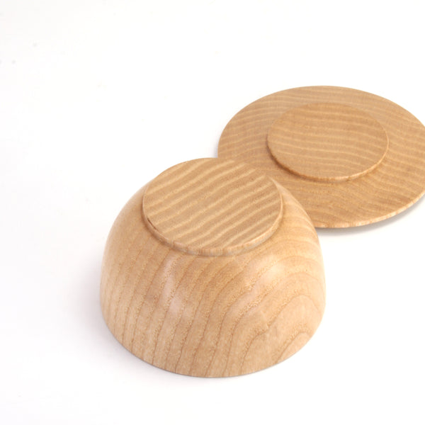 English Ash Lidded Container