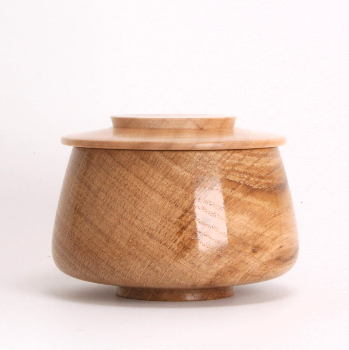 English Oak & Sycamore Jewellery Box