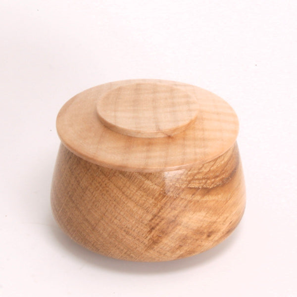 English Oak & Sycamore Jewellery Box