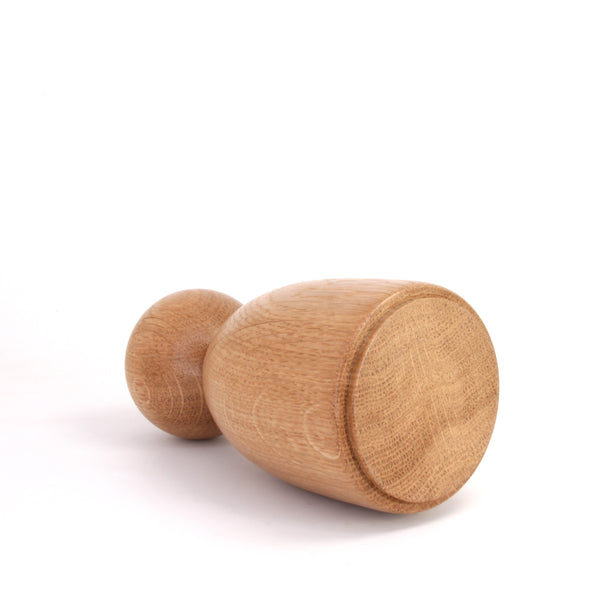 English Oak Wooden Vase (dry flowers only)