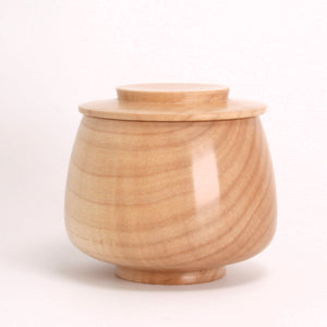 English Sycamore Lidded Container