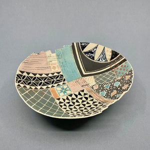 Medium Italian Mosaic Bowl by Linda Cavill 