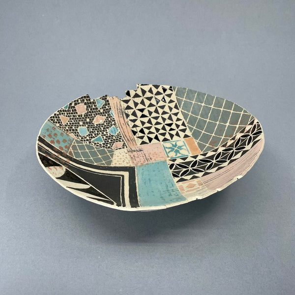 Medium Italian Mosaic Bowl by Linda Cavill 
