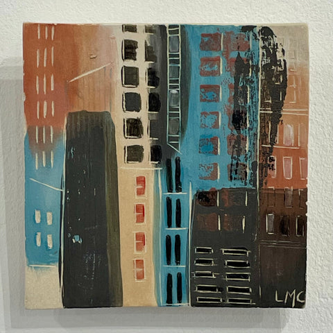 Manhattan Wall Panel by Linda Cavill
