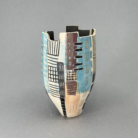 Small Manhattan Vessel by Linda Cavill