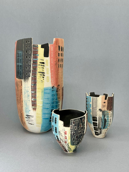 Small Manhattan Vessel by Linda Cavill