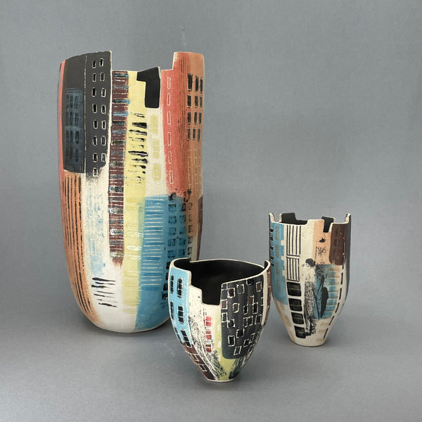 Small Manhattan Vessel by Linda Cavill