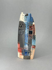 Flat Times Square Vessels by Linda Cavill