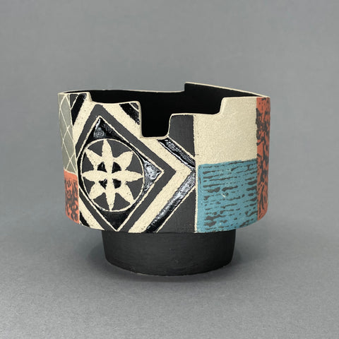 Small Italian Mosaic Vessel by Linda Cavill