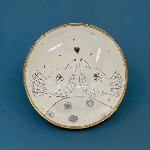 Large Birds Bowl by Sophie Smith
