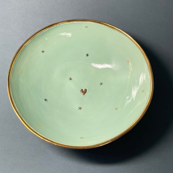 Stars and Heart Bowl by Sophie smith