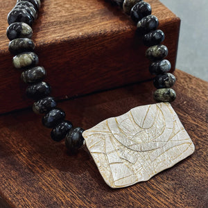 Fragment and Jasper necklace by Kate Wilkinson