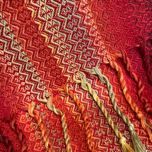 Shades of Autumn scarf by Ann Brooks 