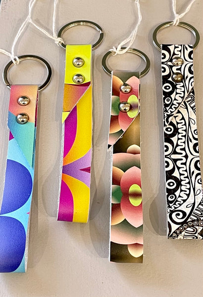 Long looped keyring