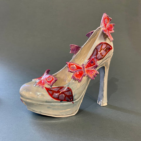 Bling! Bling! Ceramic Shoe