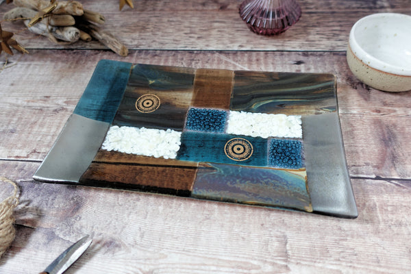 Golden Wood Platter by Jenny Hoole 