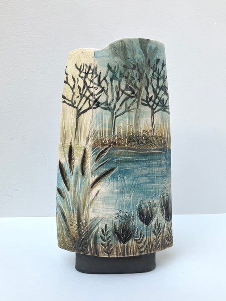 Waters Edge 1 Vessel by Linda Cavill