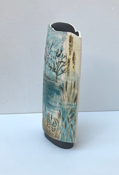 Waters Edge 2 Vessel by Linda Cavill