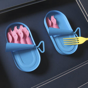 Love pink sardines by Graham Lester