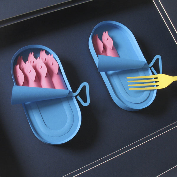 Love pink sardines by Graham Lester