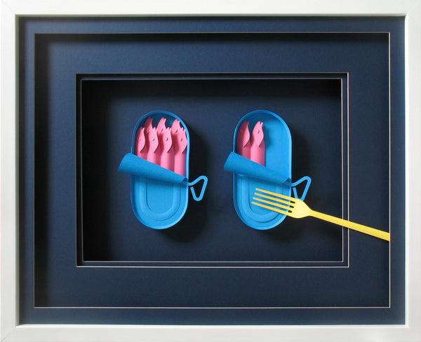 Love pink sardines by Graham Lester