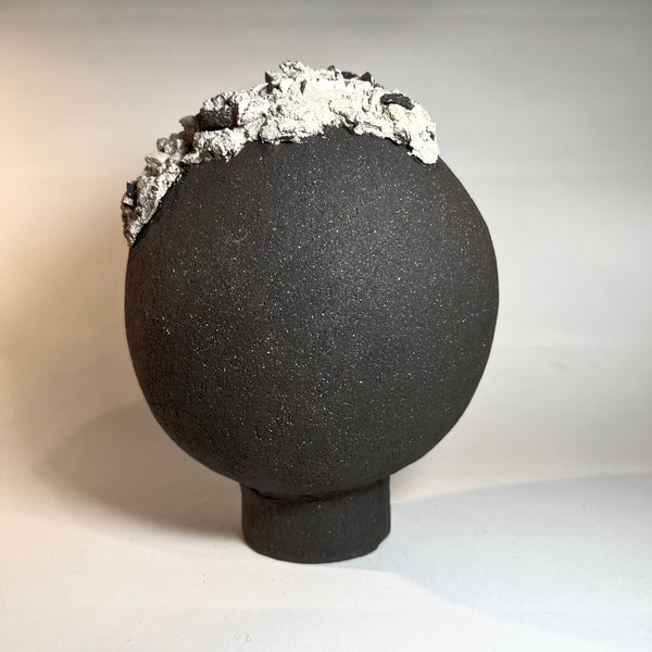 Black Moonjar 2   Height 20cm