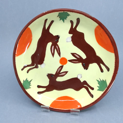 Mad March Hares Dish by Dorothea Reid