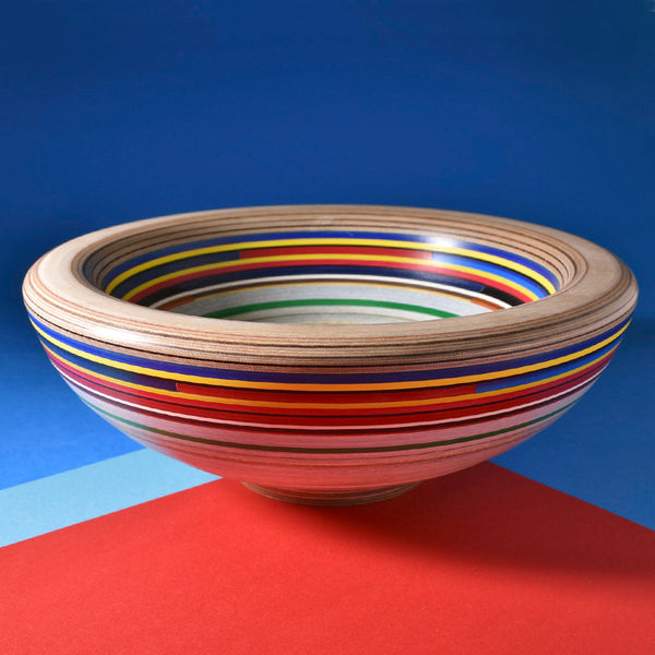 Paper and plywood bowl by Graham Lester