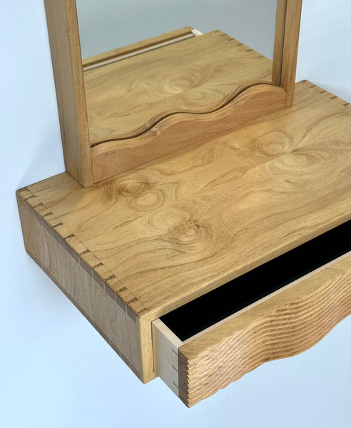 Ebb Wall Mirror and Cabinet by Richard Williams