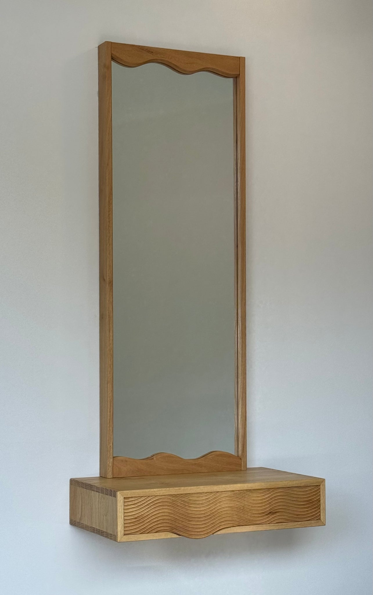 Ebb Wall Mirror and Cabinet by Richard Williams