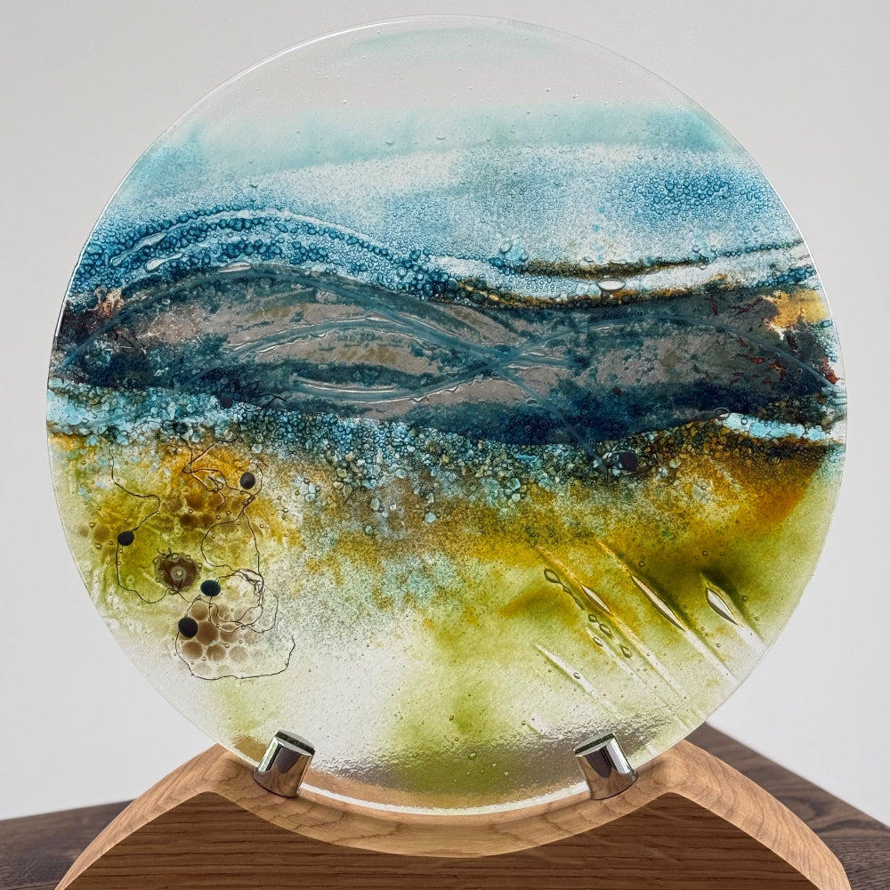 Flow (glass art sculpture)