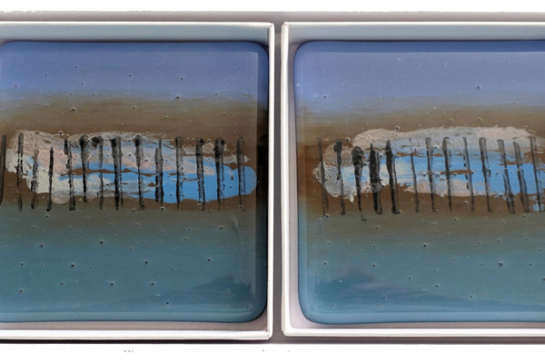 Sea wall Coaster Set by Jenny Hoole 