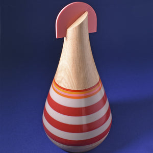Striped vase by Graham Lester