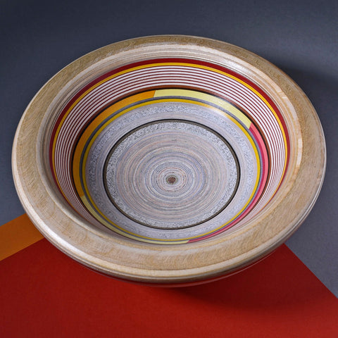 Upcycled Paper and Plywood Bowls