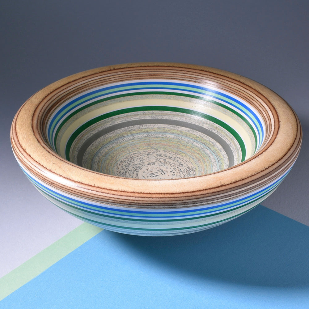 Upcycled Paper and Plywood Bowls