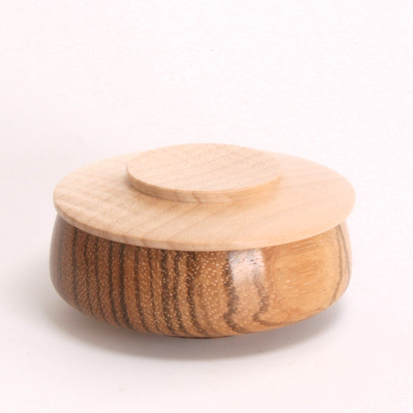 Zebrano & Sycamore Jewellery Box