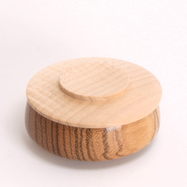 Zebrano & Sycamore Jewellery Box