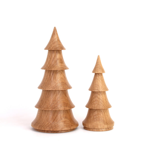 2 Oak Wood Trees