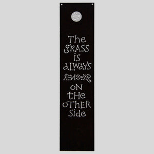 the grass....