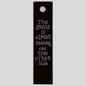 the grass....