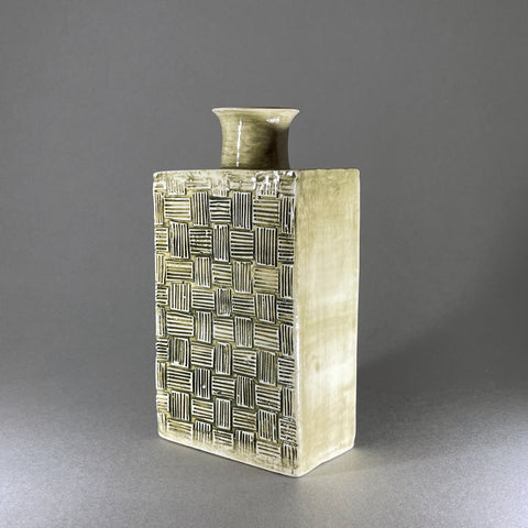 Green Embossed Bottle