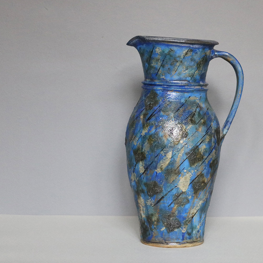 Tall Blue Jug