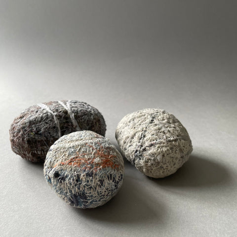 Small stitched stones