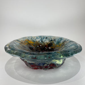 Fused Glass Bowl by Ewa Wawrzyniak