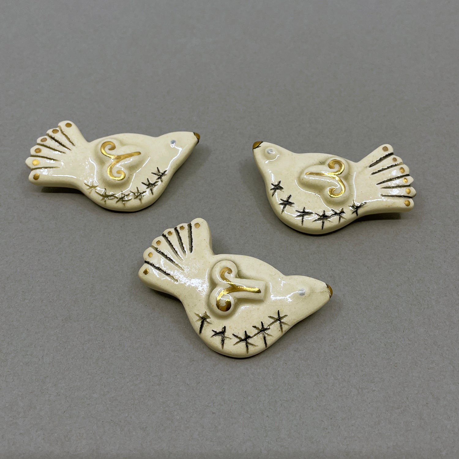 Little Bird Brooches by Sophie Smith