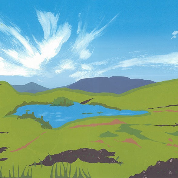 'Path to Loch Na Bairness by Jeannelise Edelsten'